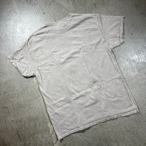 Nirvana Smiley Face T-Shirt Large Faded Grey Wash - Picture 2 of 5